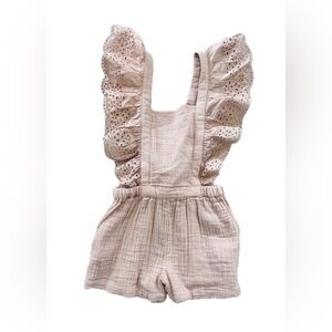 NEW Newbie By Kappahl Sz 7-8 Girls Romper Pink (Bought In Sweden)